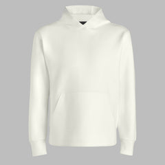 COTTON BLEND SCUBA HOODIE