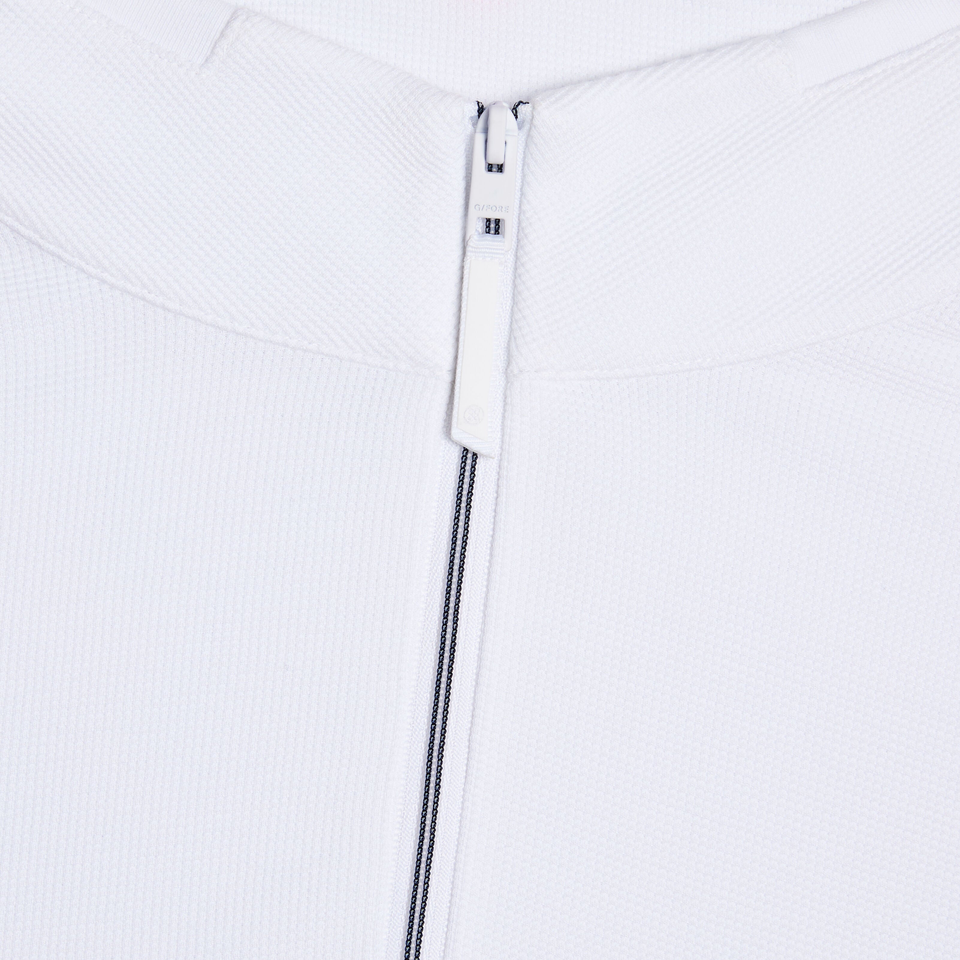WAFFLE KNIT QUARTER ZIP