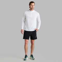 TECH MÉLANGE RAGLAN QUARTER ZIP PULLOVER