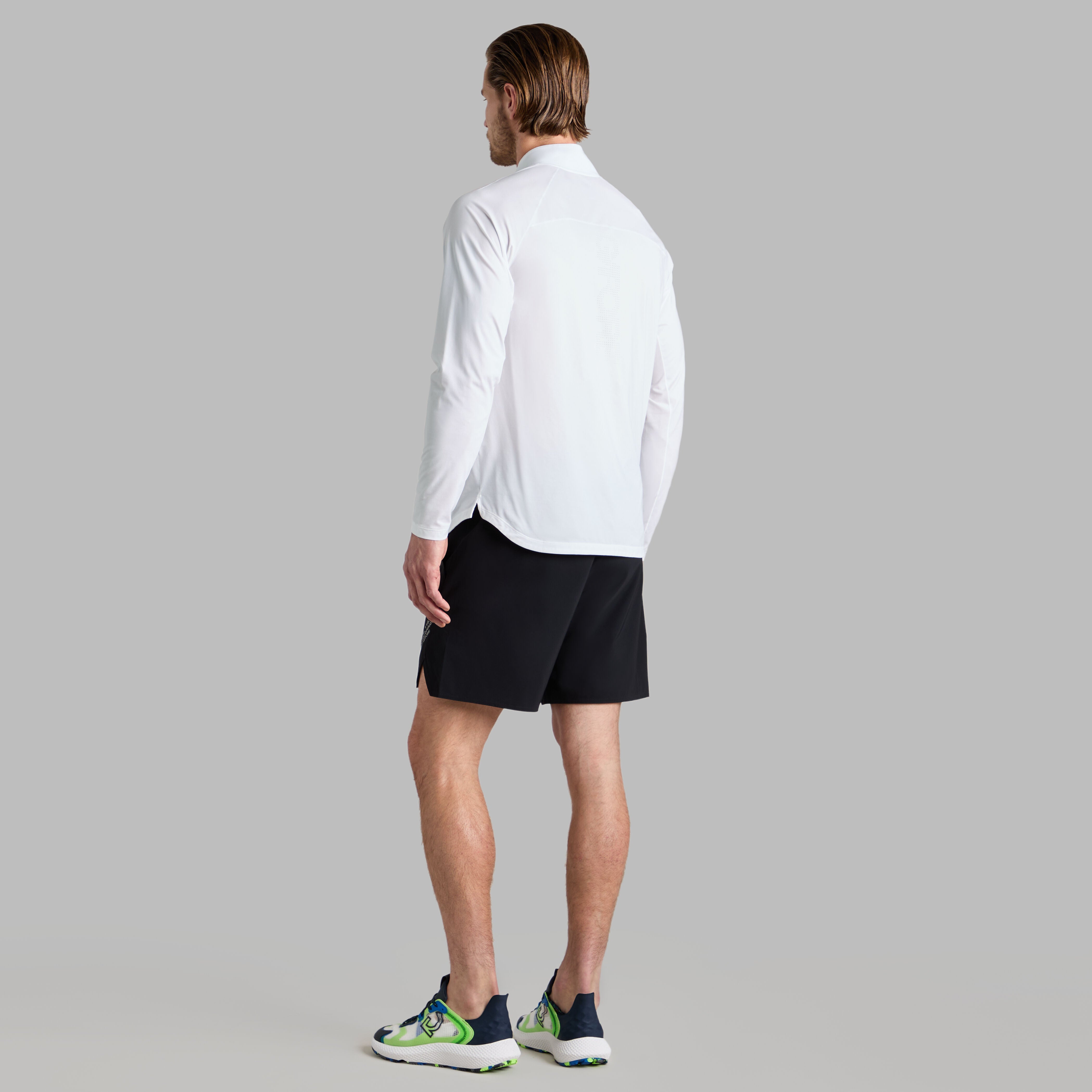 TECH MÉLANGE RAGLAN QUARTER ZIP PULLOVER