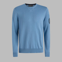 CIRCLE G'S MERINO WOOL CREWNECK SWEATER