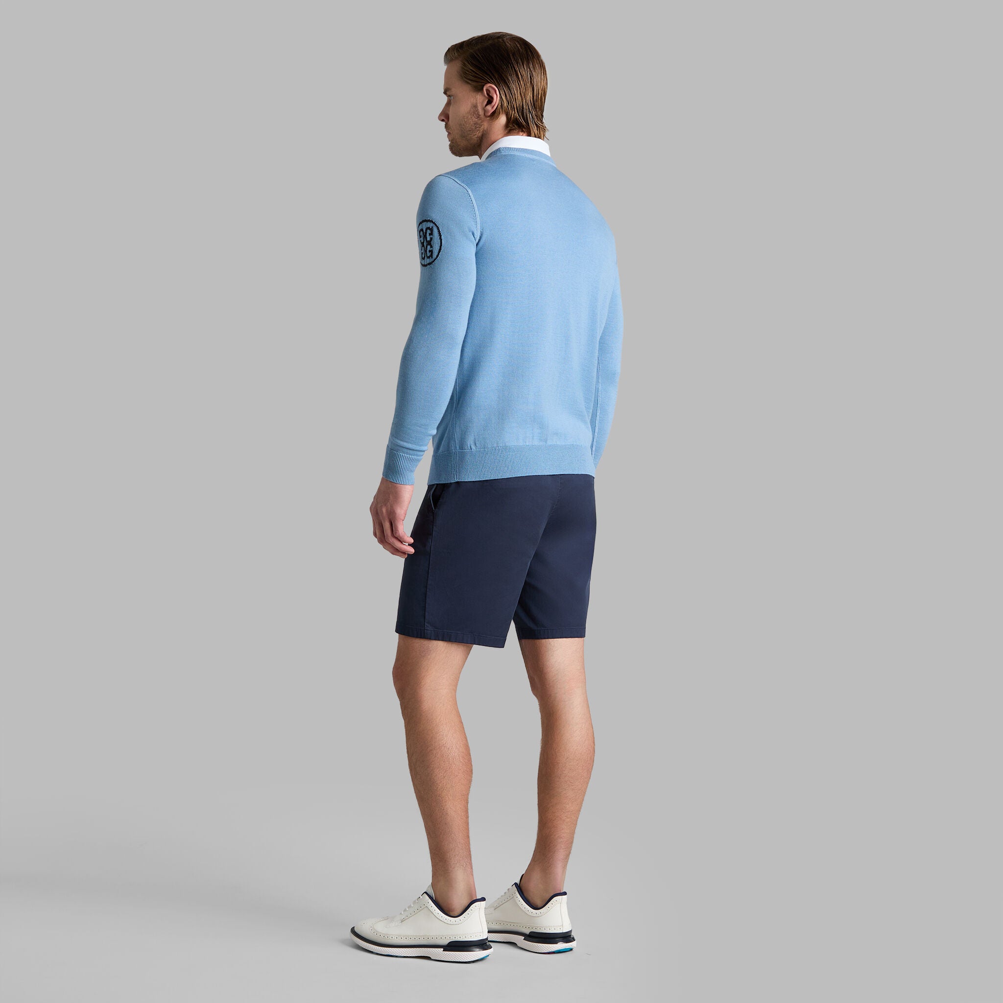 CIRCLE G'S MERINO WOOL CREWNECK SWEATER