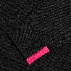 SHAWL COLLAR MERINO WOOL SWEATER