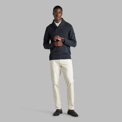 SHAWL COLLAR MERINO WOOL SWEATER