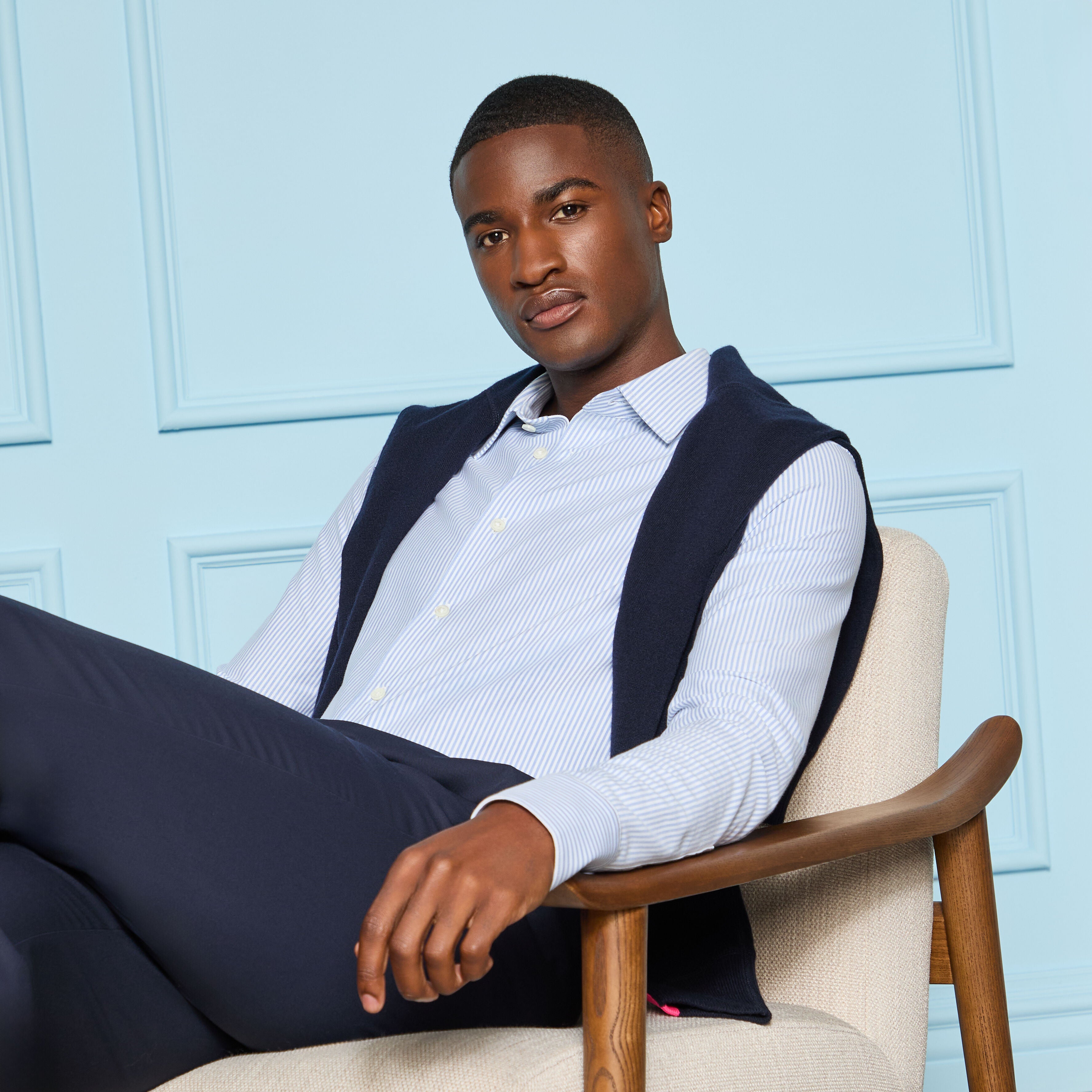 LTD RELEASE LUXE COTTON BLEND SHIRT