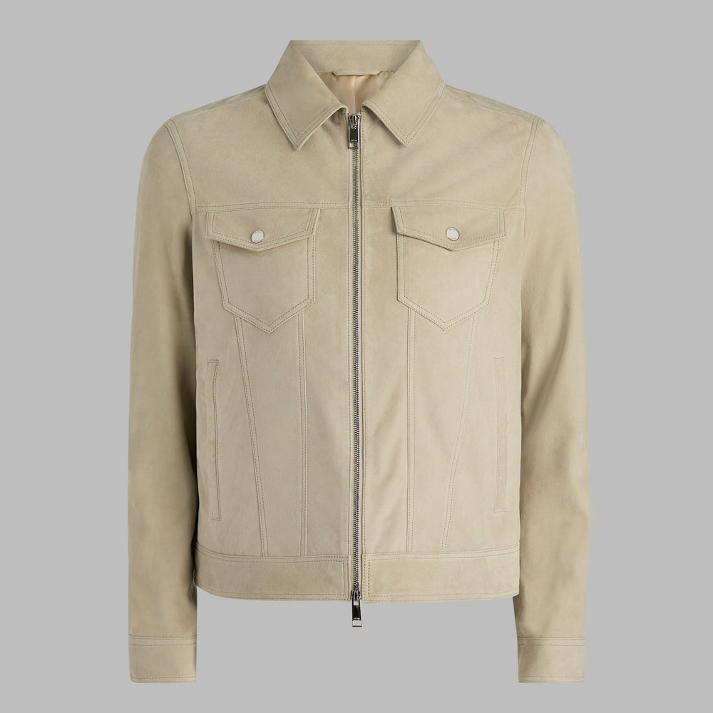 SUEDE TRUCKER JACKET