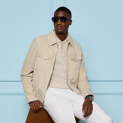 SUEDE TRUCKER JACKET