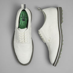 GALLIVANTER EMBOSSED SKULL & TEES LEATHER GOLF SHOE