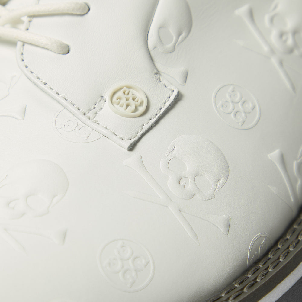 GALLIVANTER EMBOSSED SKULL & TEES LEATHER GOLF SHOE