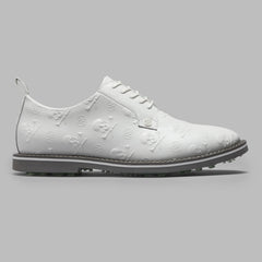 GALLIVANTER EMBOSSED SKULL & TEES LEATHER GOLF SHOE