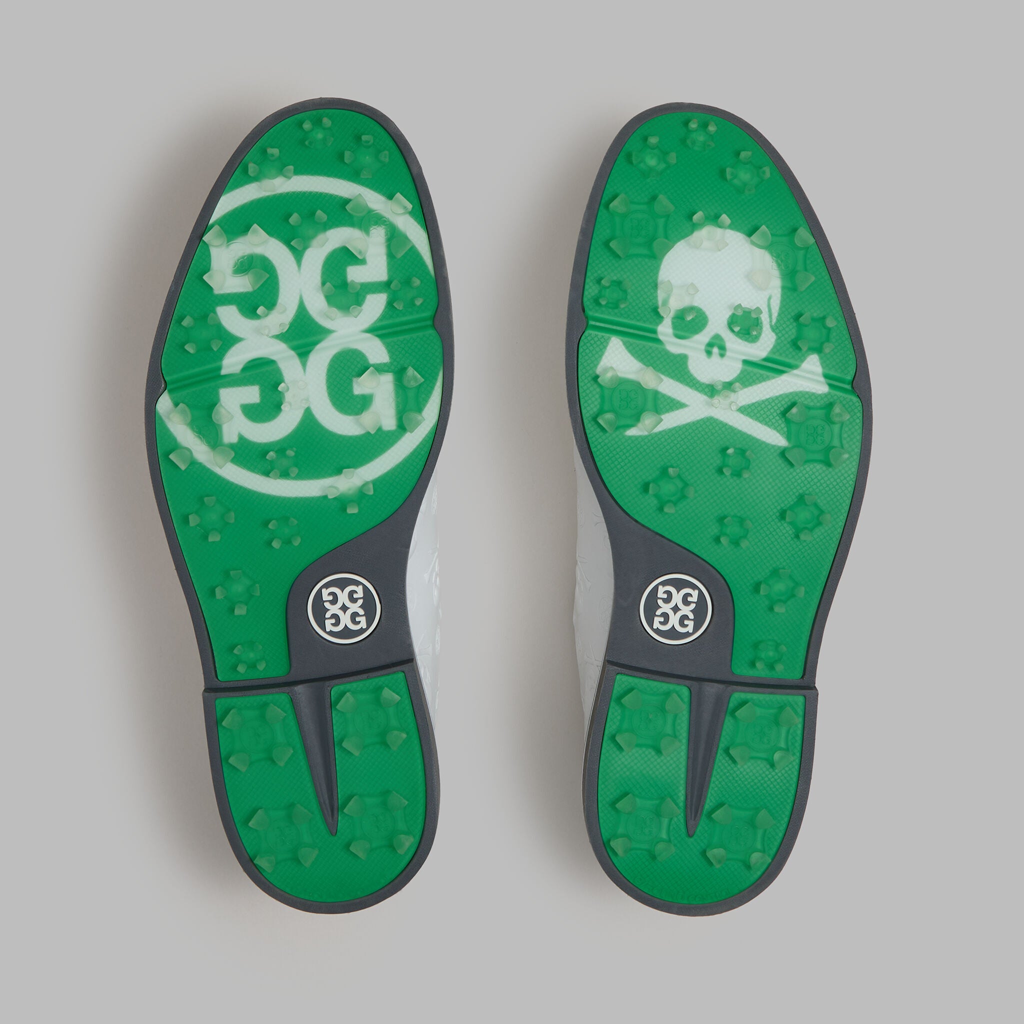 GALLIVANTER EMBOSSED SKULL & TEES LEATHER GOLF SHOE