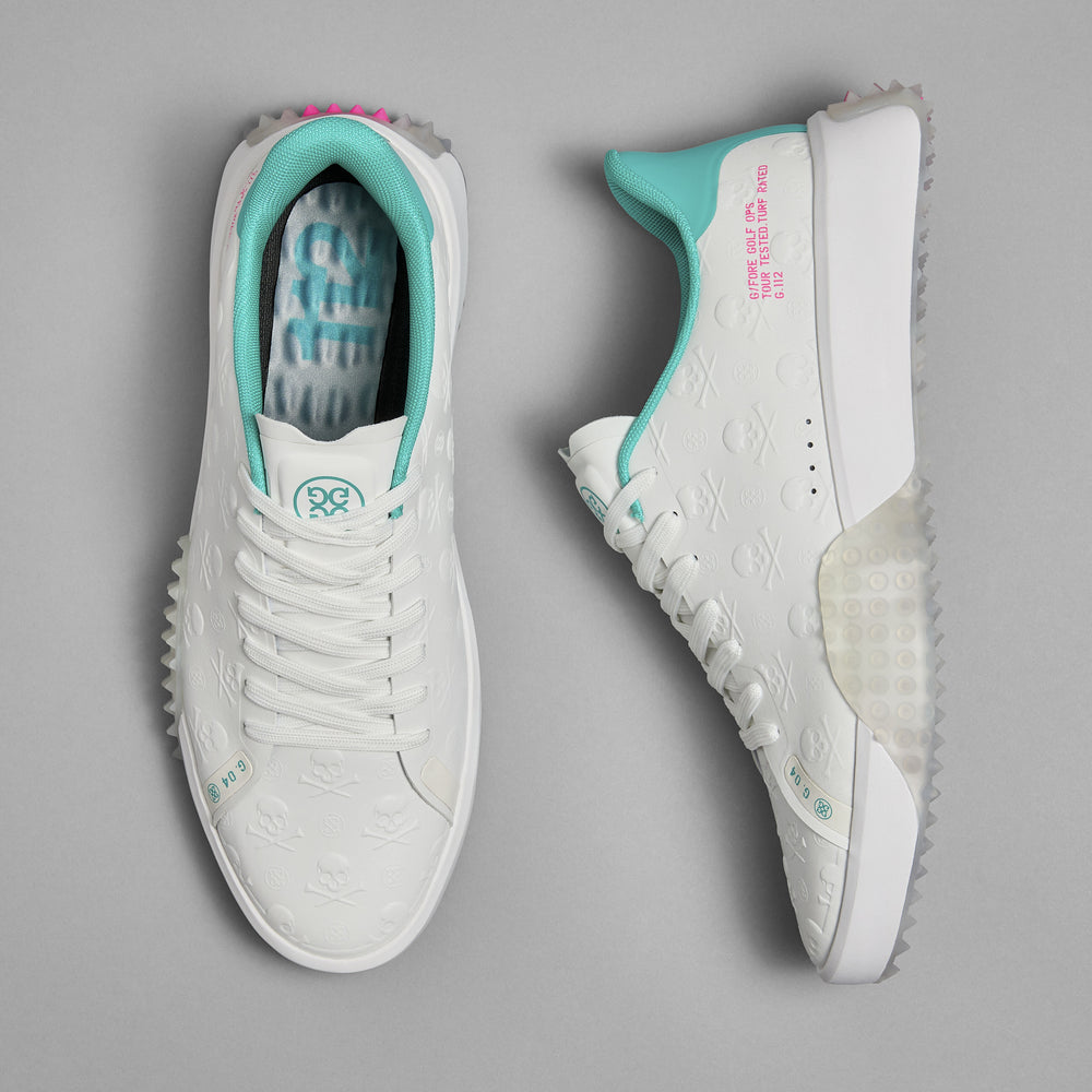 G.112 EMBOSSED SKULL & TEES GOLF SHOE