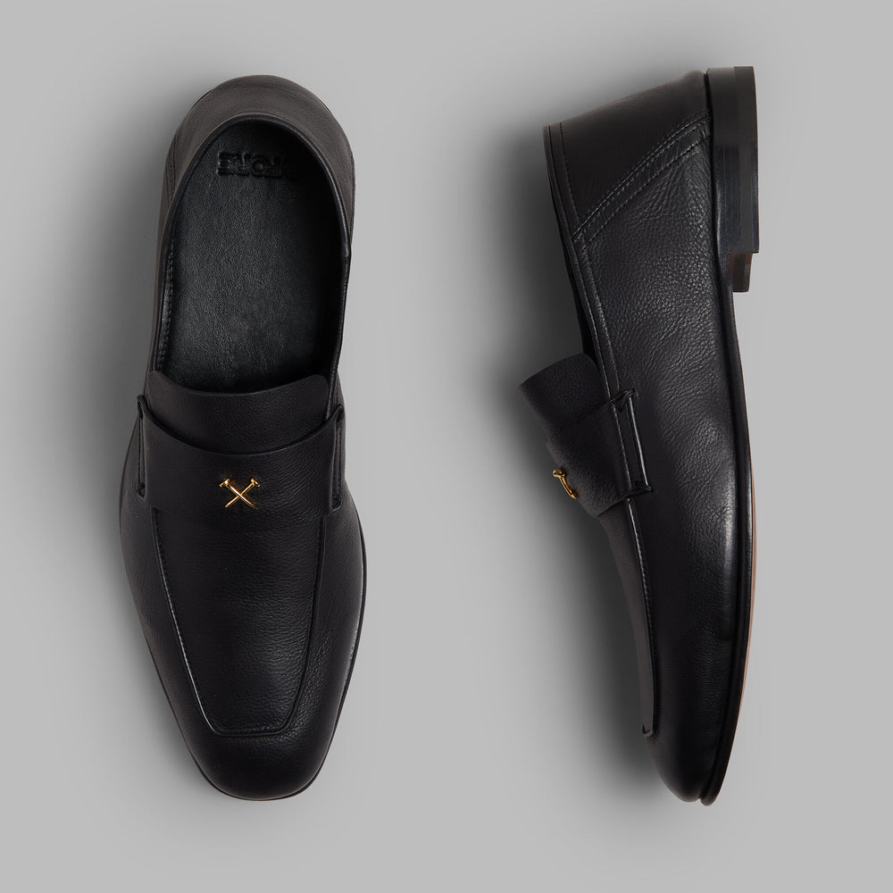 METAL TEES LEATHER FLEX LOAFER