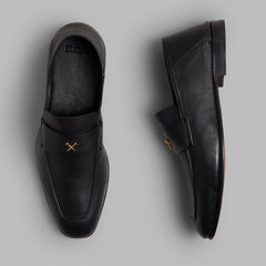 METAL TEES LEATHER FLEX LOAFER