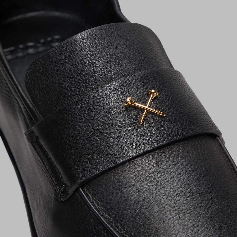 METAL TEES LEATHER FLEX LOAFER