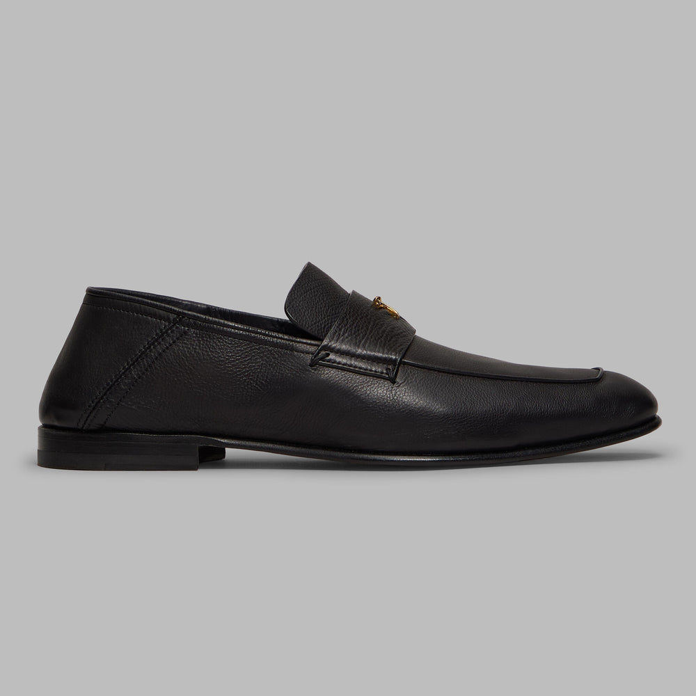 METAL TEES LEATHER FLEX LOAFER