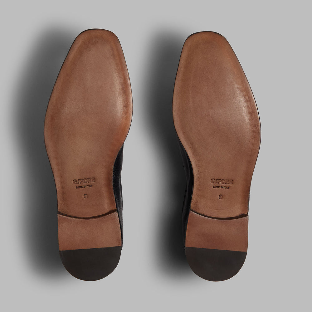 METAL TEES LEATHER FLEX LOAFER
