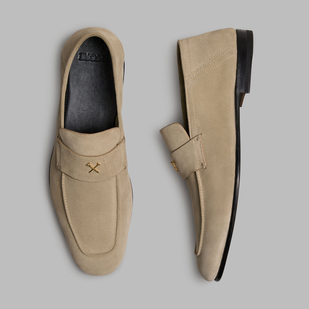 METAL TEES SUEDE FLEX LOAFER