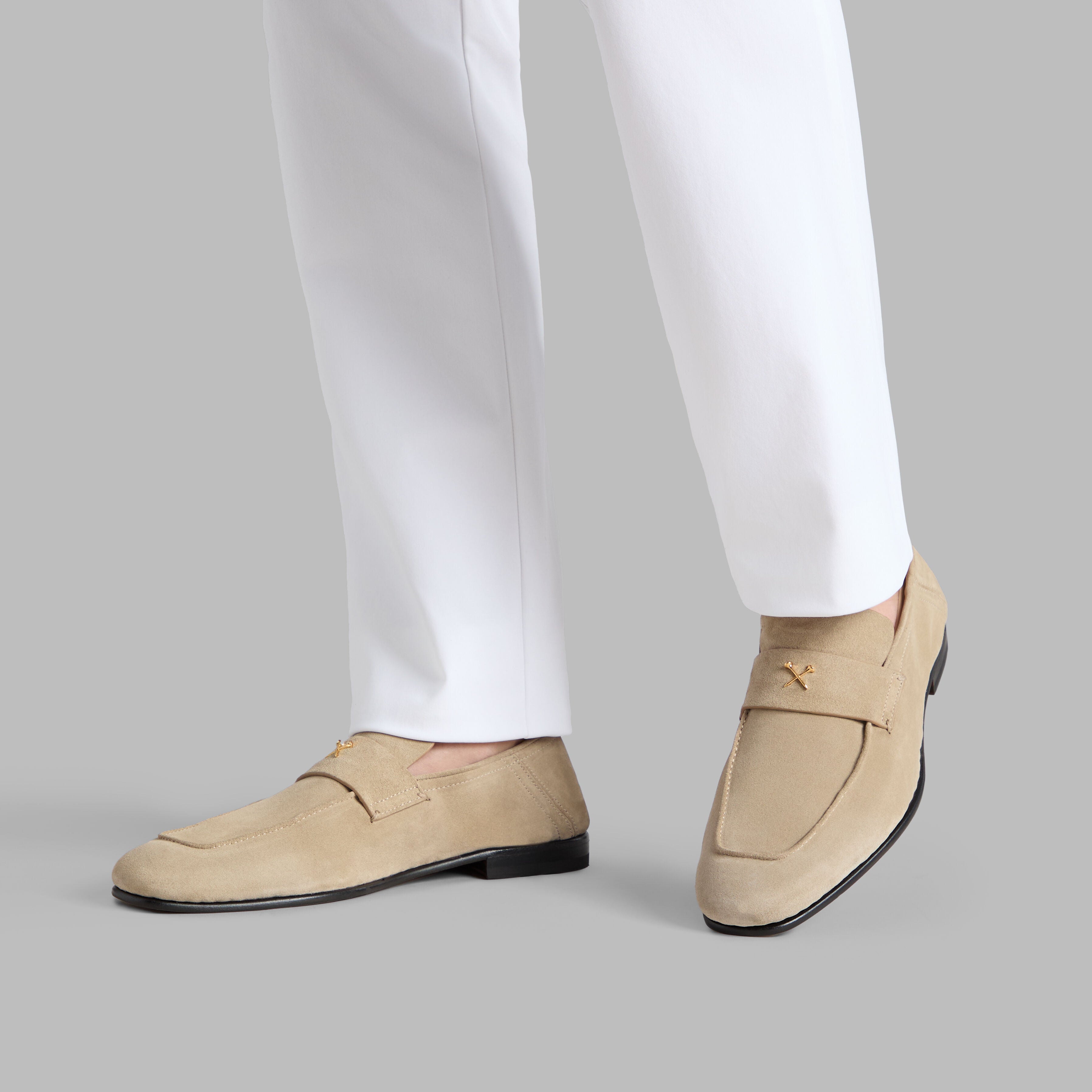 METAL TEES SUEDE FLEX LOAFER