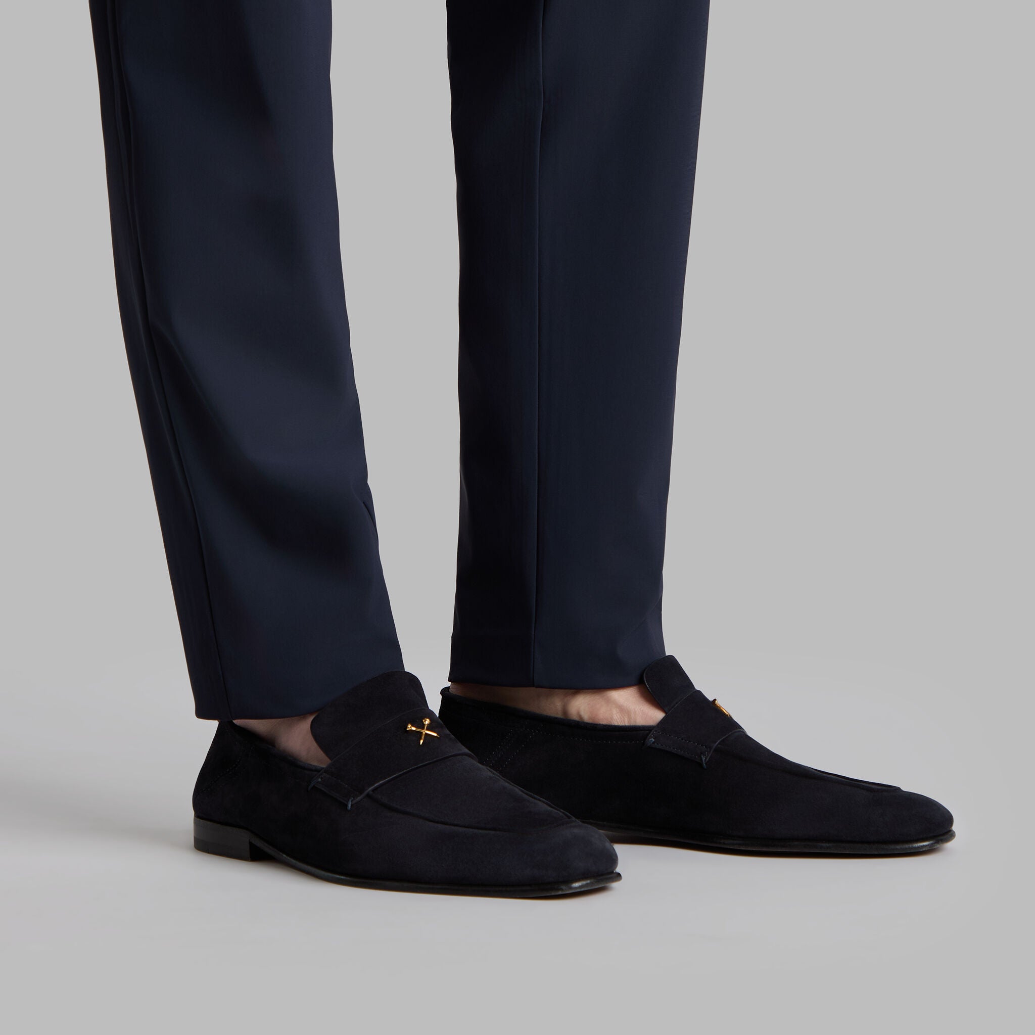 METAL TEES SUEDE FLEX LOAFER