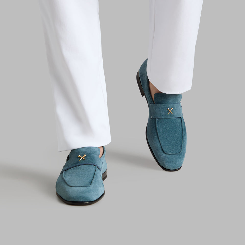 METAL TEES SUEDE FLEX LOAFER
