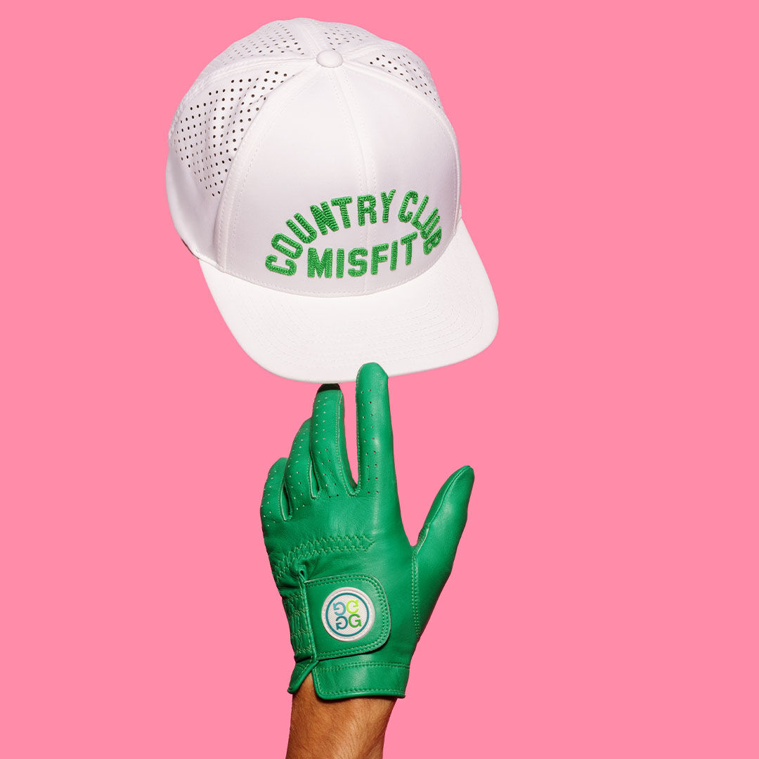 COUNTRY CLUB MISFIT PERFORATED DELTA HAT