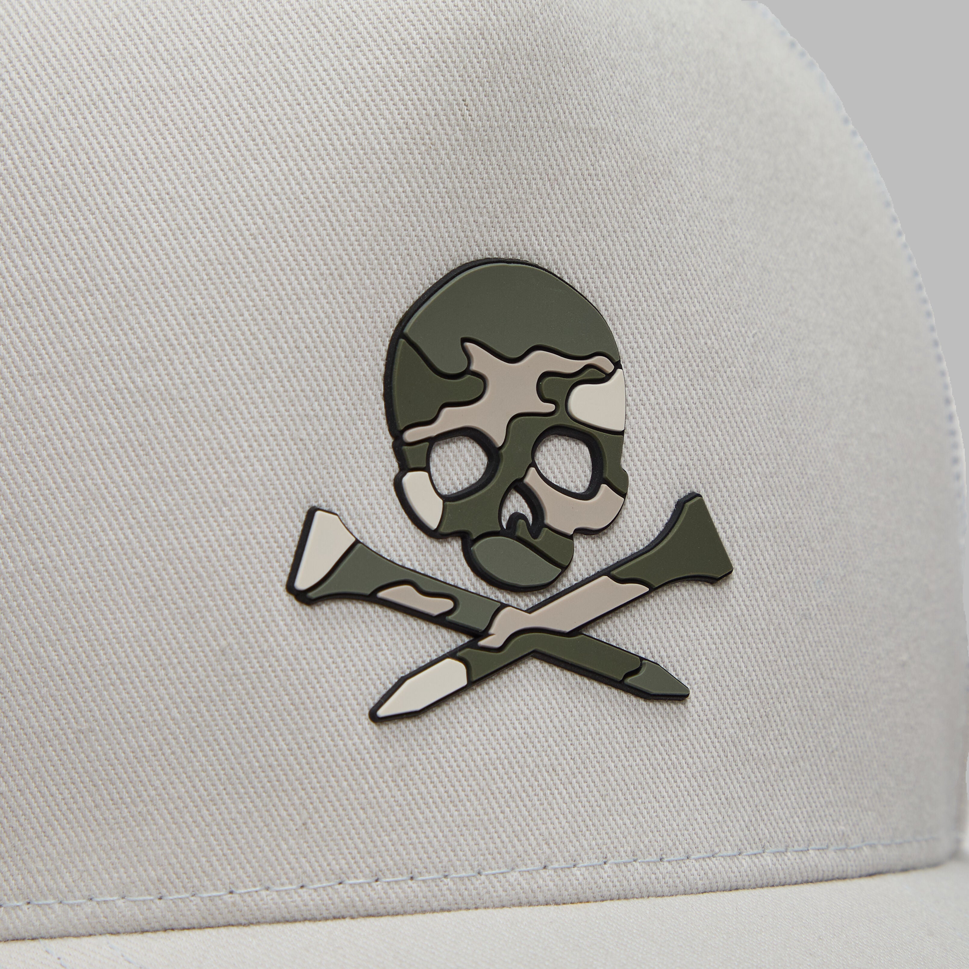 CAMO SKULL & TEES TALL TRUCKER HAT |HATS