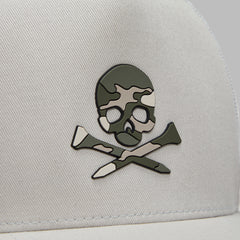 CAMO SKULL & TEES TALL TRUCKER HAT |HATS