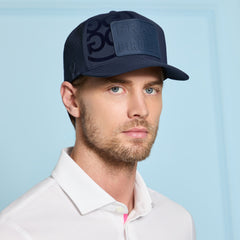 PRAY FOR BIRDIES PATCH PERFORATED DELTA HAT |HATS