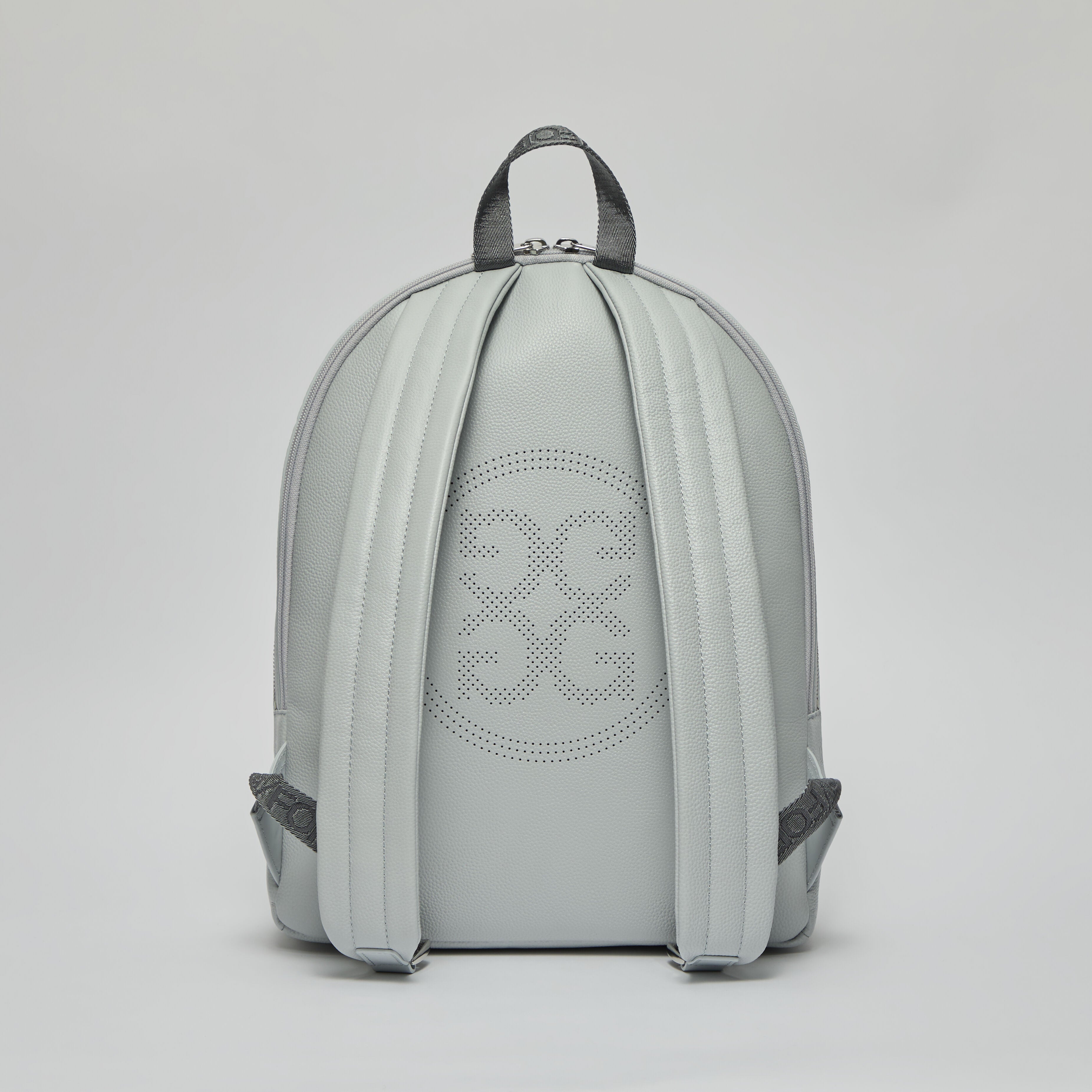 EMBOSSED SKULL & TEES LEATHER BACKPACK