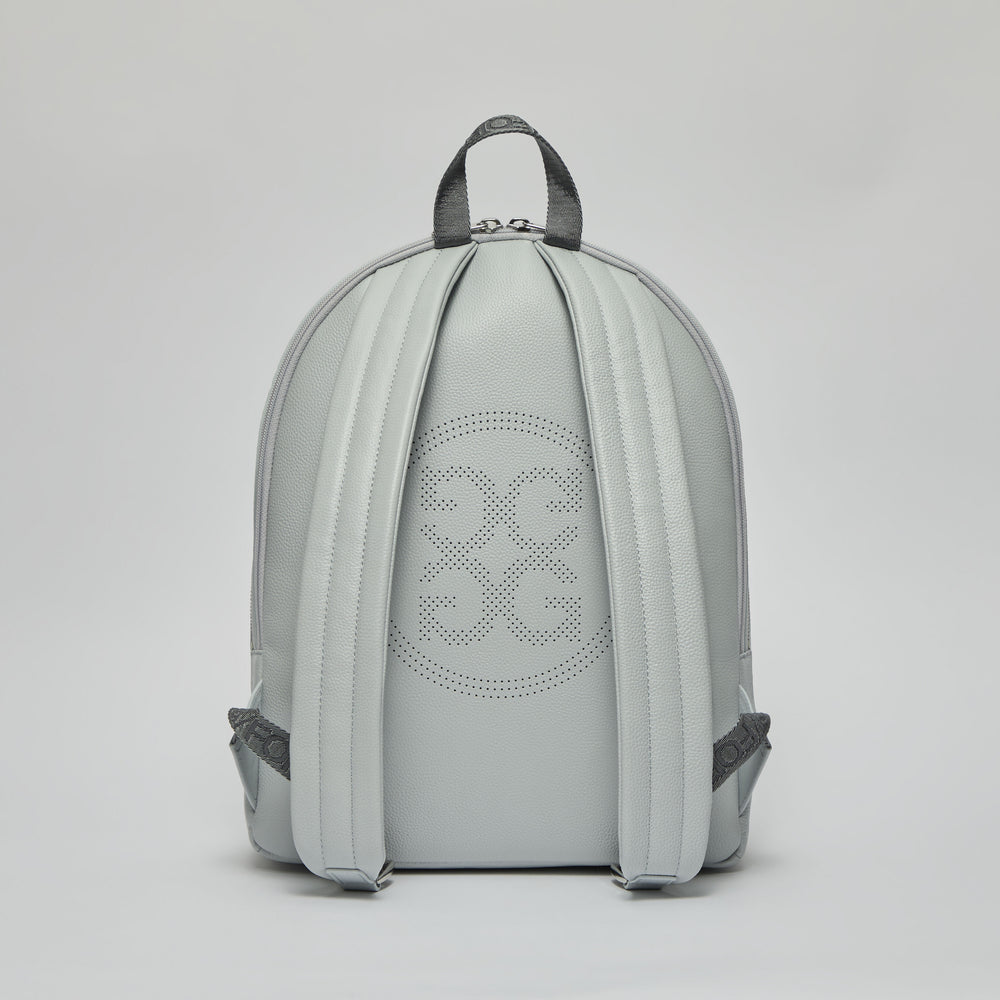 EMBOSSED SKULL & TEES LEATHER BACKPACK