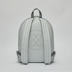 EMBOSSED SKULL & TEES LEATHER BACKPACK
