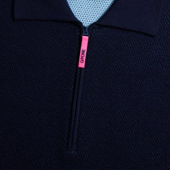 1/4 ZIP SHORT SLEEVE SWEATER POLO
