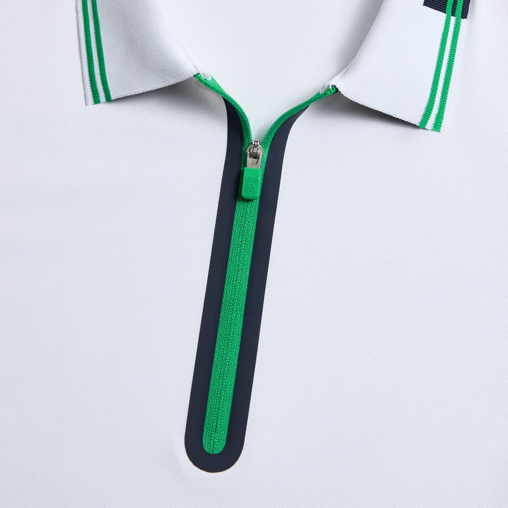 CONTRAST TECH PIQUÉ SLEEVELESS POLO