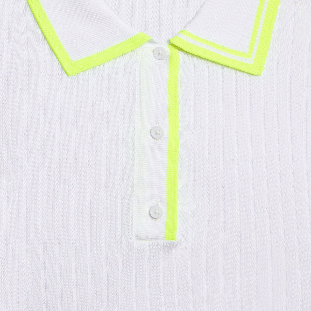 RIBBED KNIT LONG SLEEVE POLO SWEATER