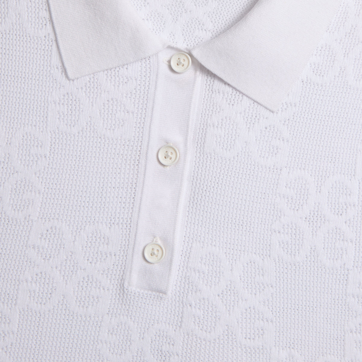 POINTELLE G SWEATER POLO