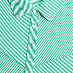 CHEVRON STRIPE TECH PIQUÉ SLEEVELESS POLO