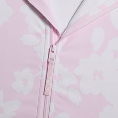 PRINTED BRUSH BACK STRETCH PULLOVER