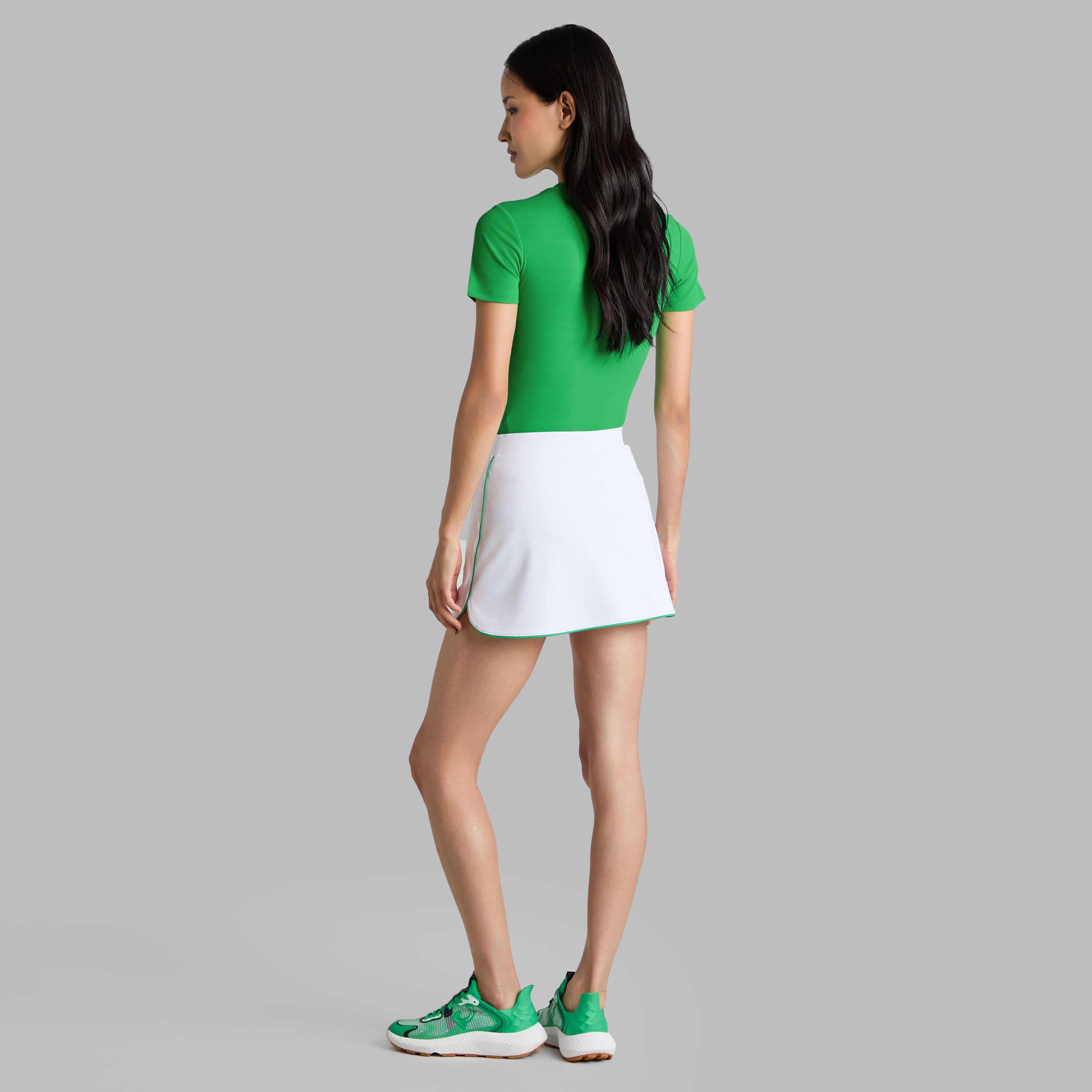 TECH NYLON RIB FITTED TEE