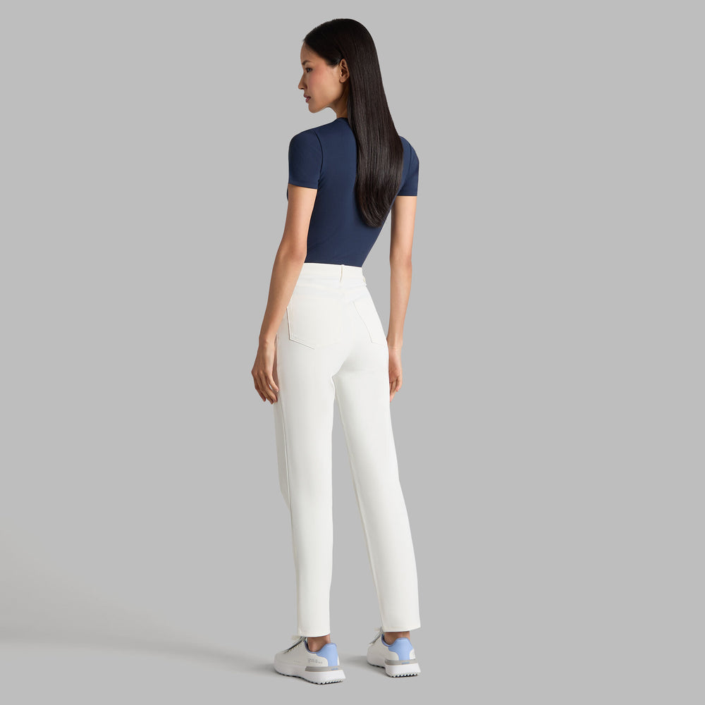 TECH NYLON RIB FITTED TEE