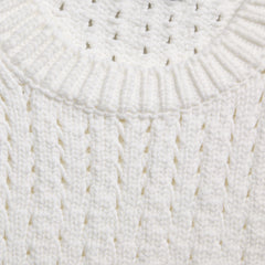 LTD RELEASE VILLA COTTON BLEND CROPPED SHORT SLEEVE SWEATER