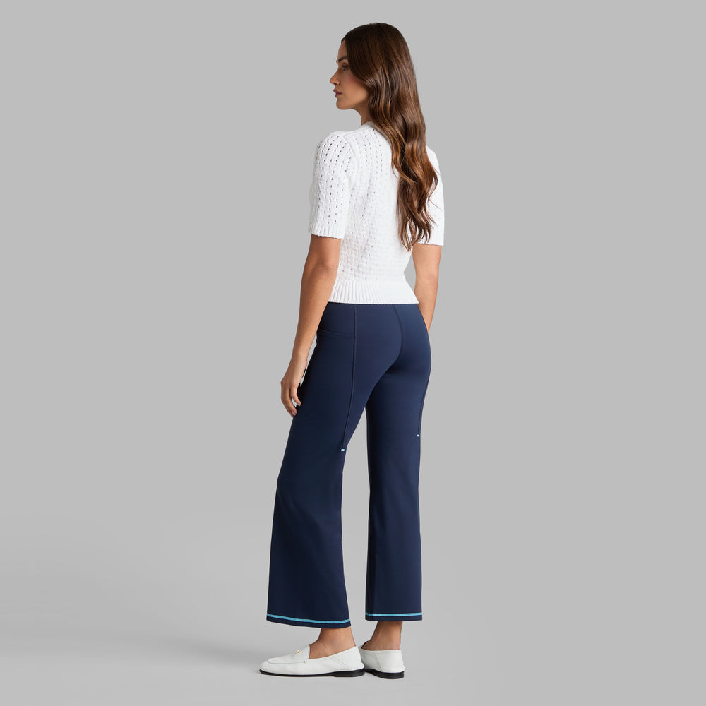LTD RELEASE VILLA COTTON BLEND CROPPED SHORT SLEEVE SWEATER