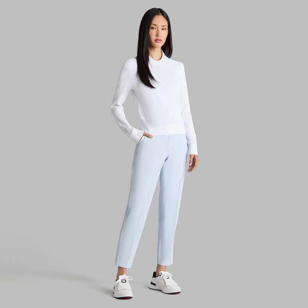 POINTELLE G CREWNECK SWEATER