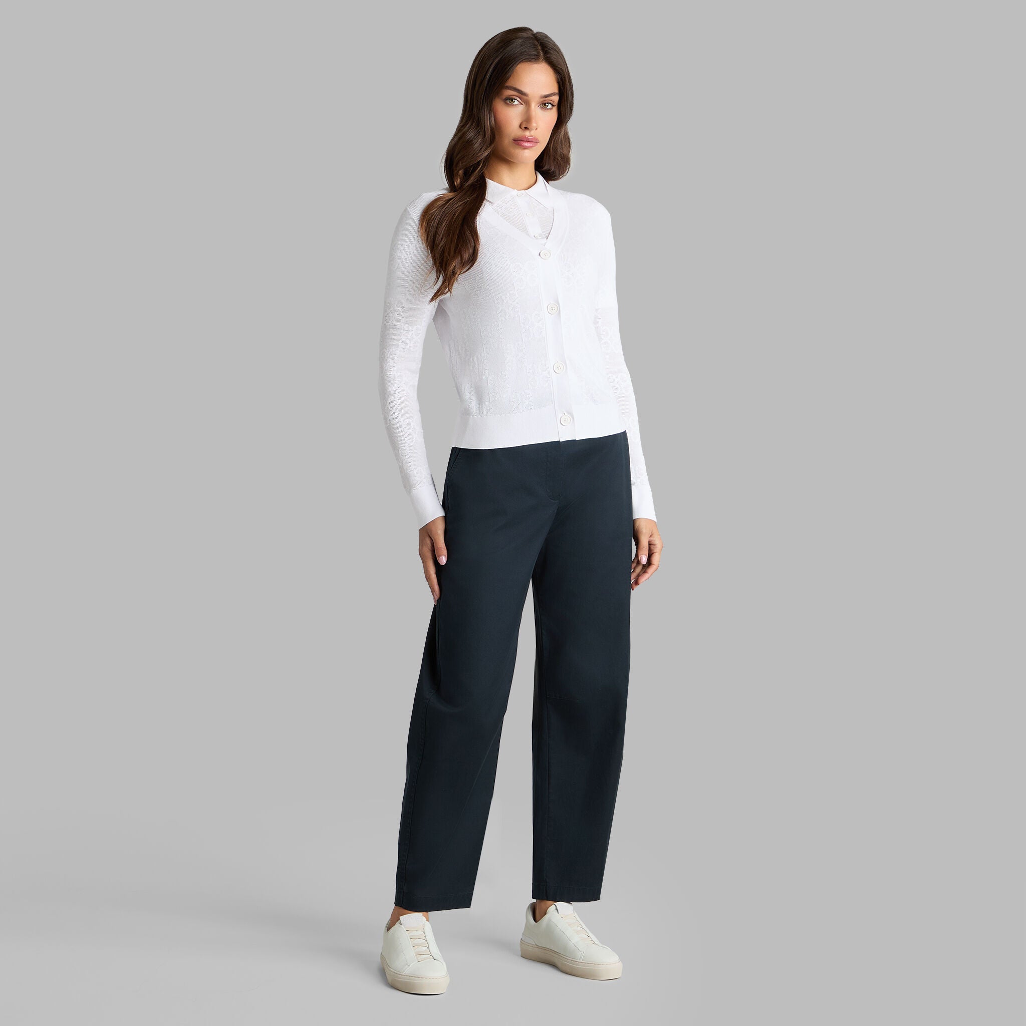 POINTELLE G SWEATER CARDIGAN