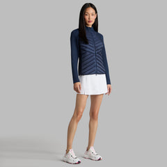 V-DOWN QUILTED HYBRID JACKET