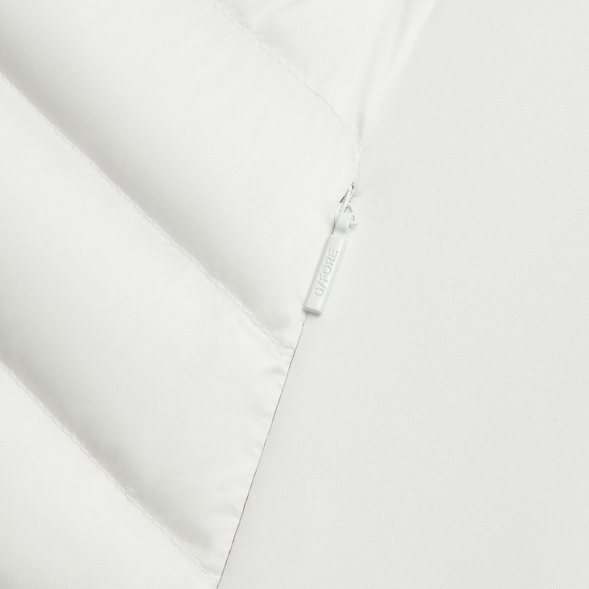 V-DOWN QUILTED STRETCH TECH INTERLOCK VEST