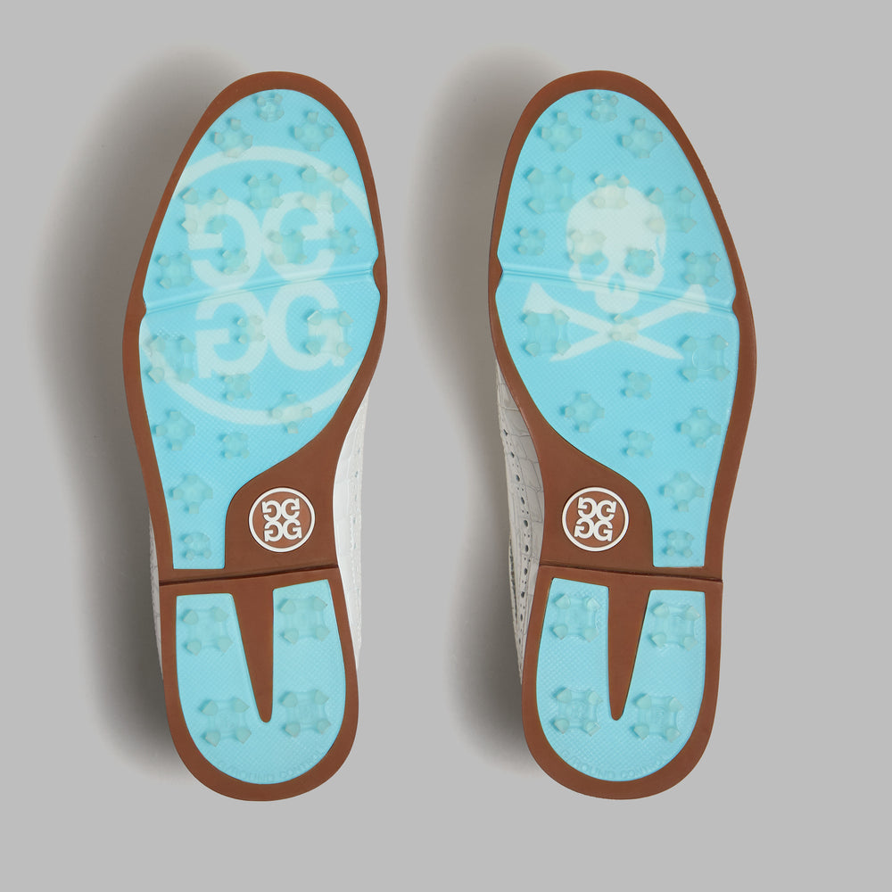 LTD RELEASE GALLIVANTER CROC-EMBOSSED LEATHER LUXE SOLE GOLF SHOE