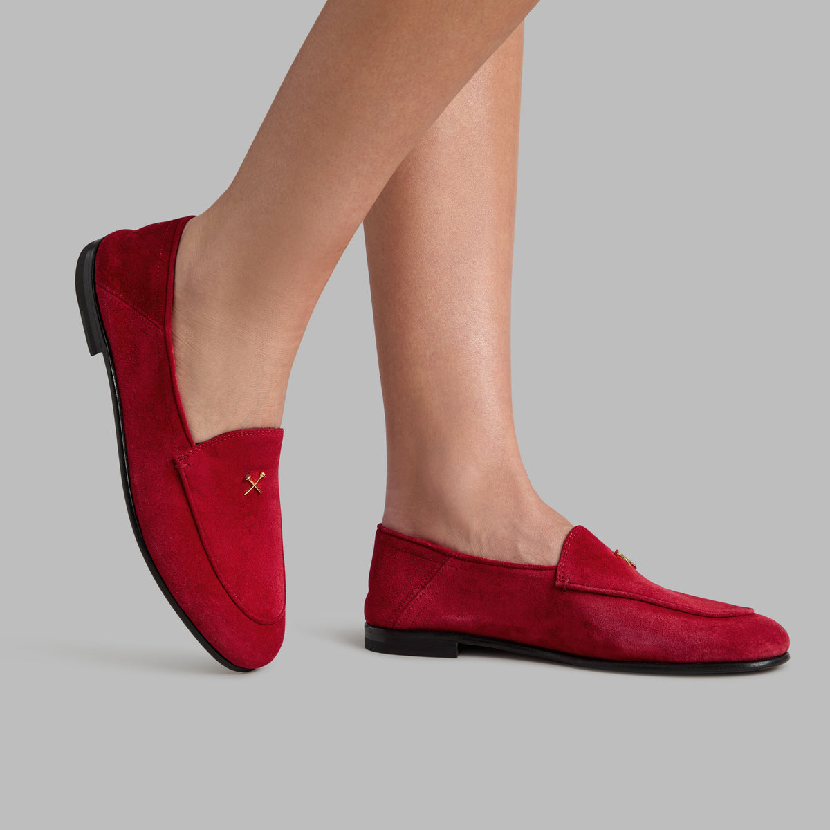 METAL TEES SUEDE FLEX LOAFER