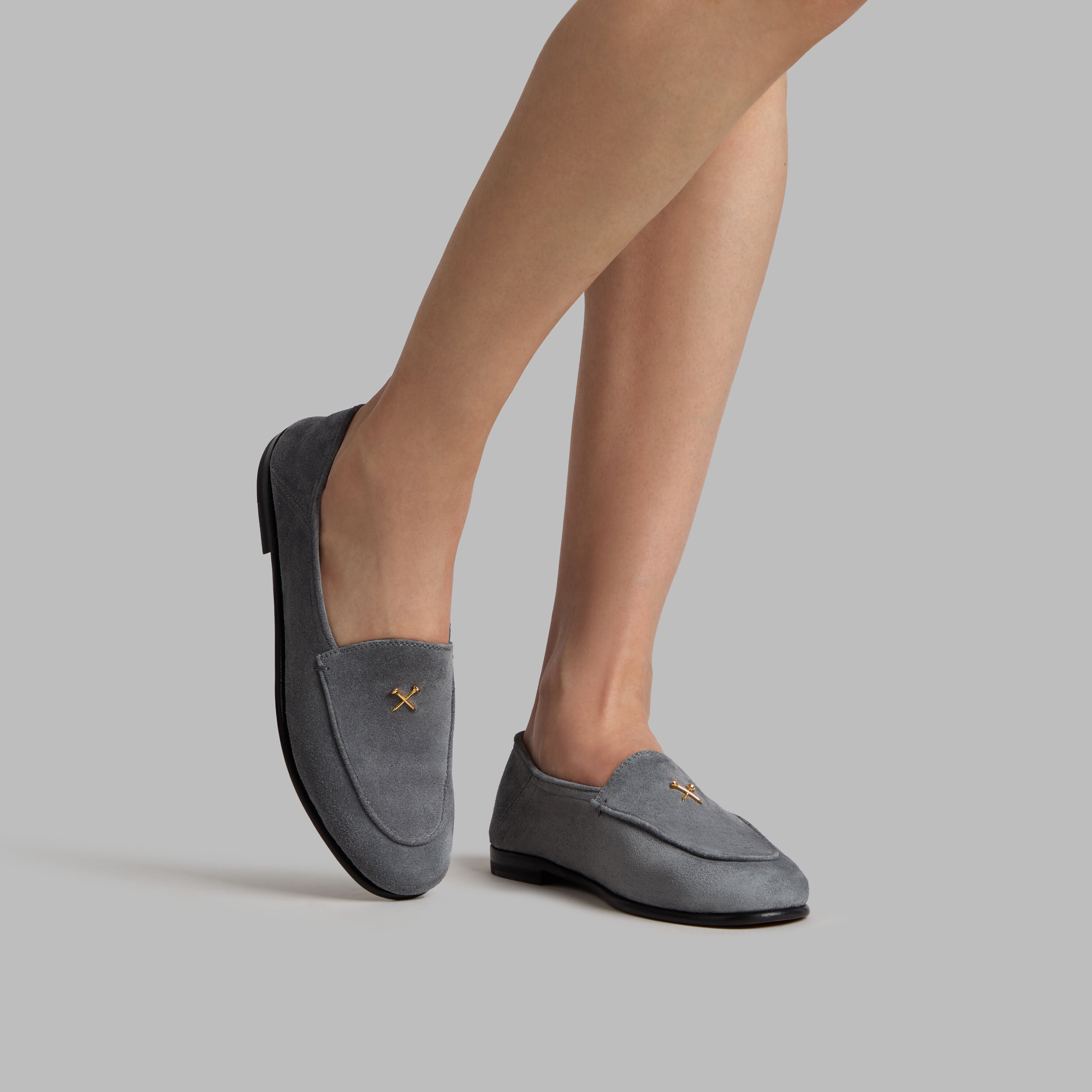 METAL TEES SUEDE FLEX LOAFER