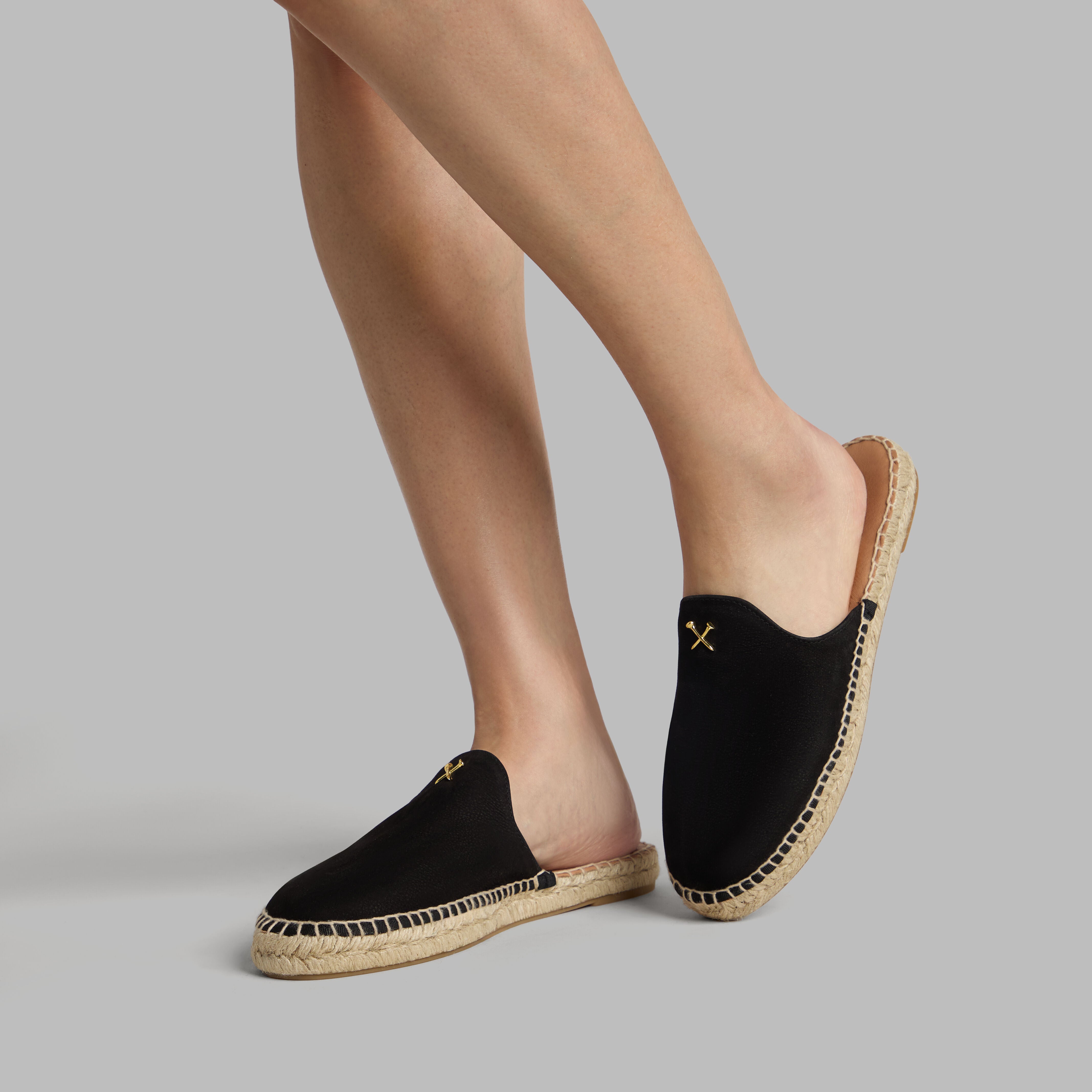 METAL TEES NUBUCK ESPADRILLE
